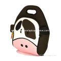 Lovely Thermal Neoprene Lunch Tote For Boy , Cow Insulated Lunch Bags
